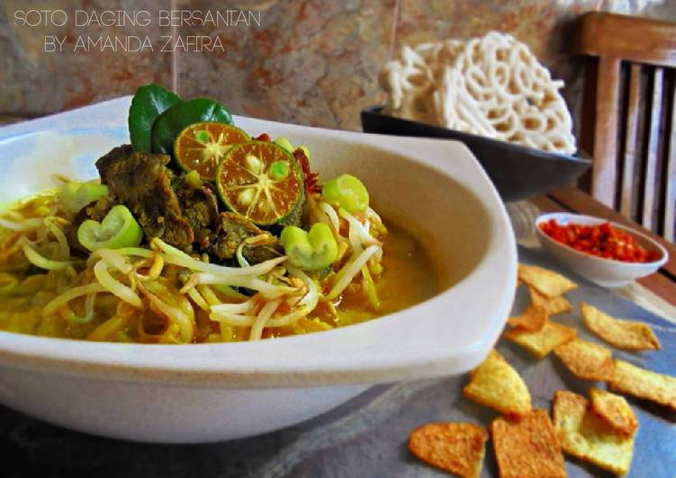 Soto Daging Bersantan