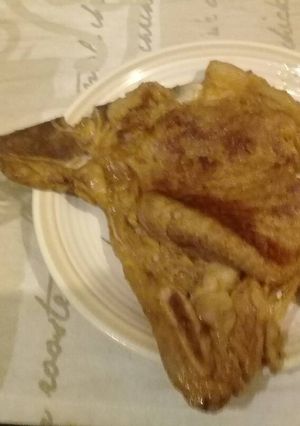 A picture of T bone steak.