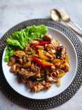 Ayam tumis paprika