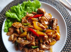 Foto resep Ayam tumis paprika