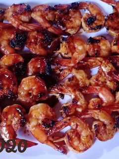 Foto resep Udang Bakar Saus Madu Simple