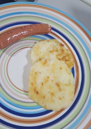 Una foto de Arepa de maíz con queso