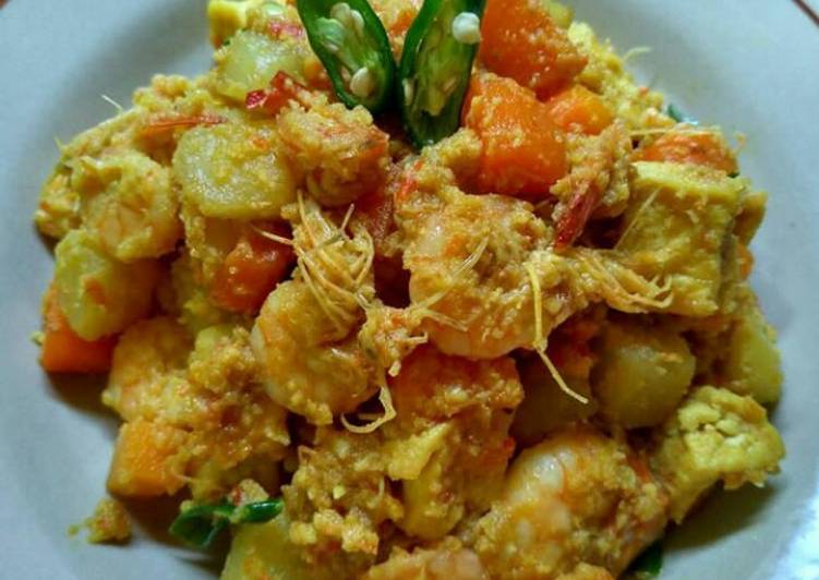 Tumis Udang Sayur Pedas