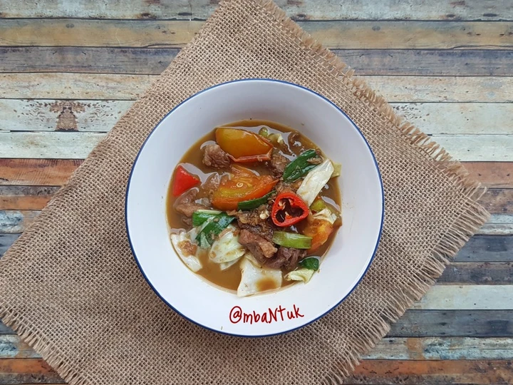 Cara Gampang Membuat Resep Tongseng Kambing ala Warung Sate (3 bumbu saja) yang Bisa Manjain Lidah Anti Ribet, Uenak Banget