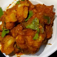 A picture of Aloo Poshto.