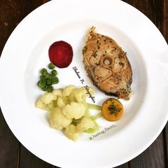 A picture of Steamed Herb Fish.