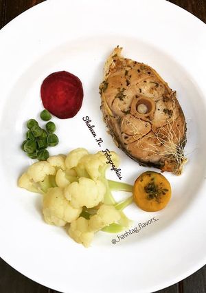 A picture of Steamed Herb Fish.