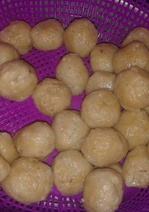 Foto resep Banate (bakso nasi tempe)