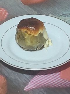 Una foto de Alcachofas rellenas de gambas con gratinado de alioli suave