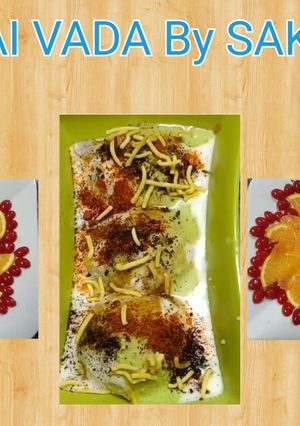 A picture of Instant Dahi Vada with bread Quick and easy Recipe.