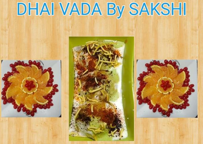 Instant Dahi Vada with bread Quick and easy Recipe