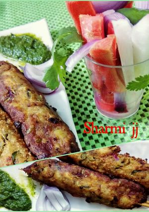A picture of Aloo ke Kakori kebab.