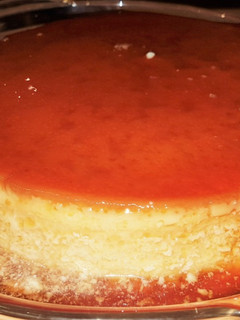 Una foto de Flan de coco