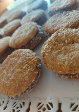 Una foto de Alfajores integrales