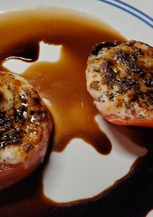 A picture of Broiled Caprese.