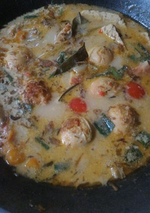 Foto resep Kari telor sayuran