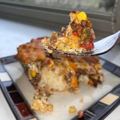 A picture of John Wayne casserole.