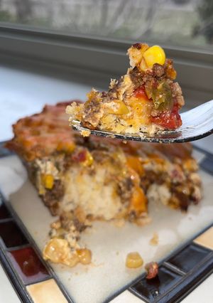 A picture of John Wayne casserole.