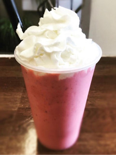 A picture of Low Carb (Keto - Friendly) Strawberry Smoothie.