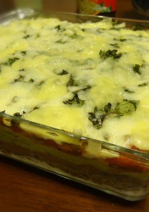 A picture of Easy Mexican Seven Layer Dip.
