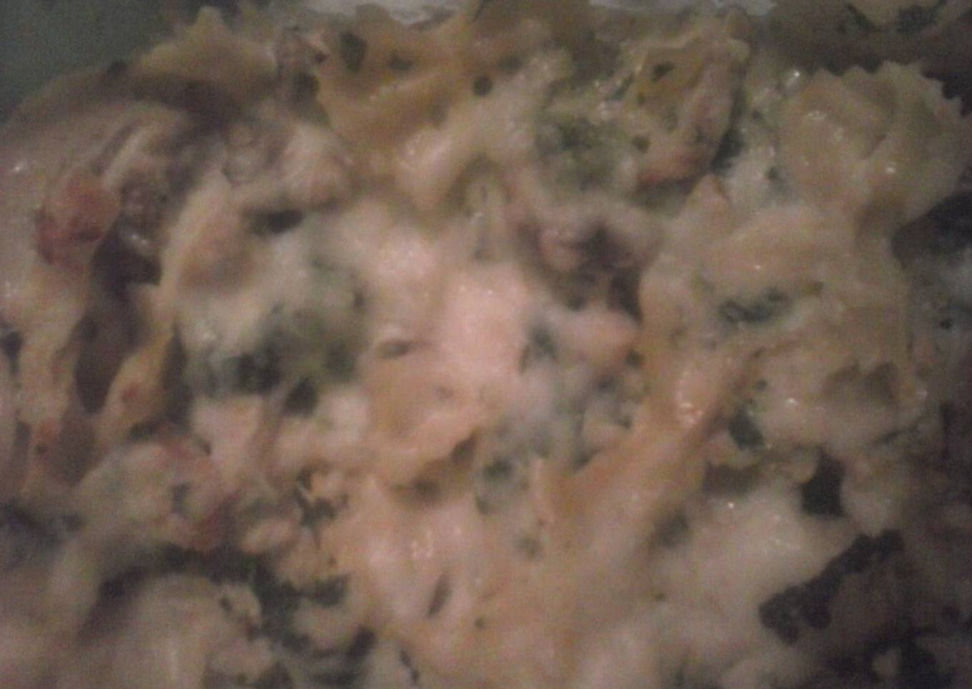 Chicken & veggiesAlfredo casserole