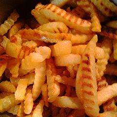 A picture of Chives oil fries.