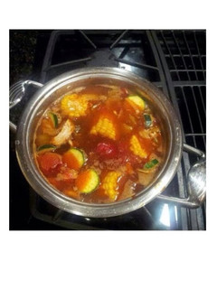 A picture of Mexican Chicken Soup.