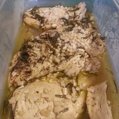 A picture of Mediterranean chicken.