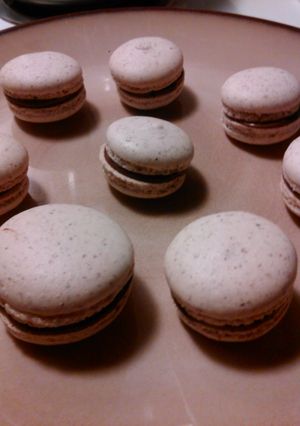 A picture of French macarons.
