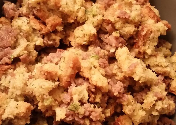 Easiest Way to Prepare Any-night-of-the-week Cornbread & Sausage Stuffing