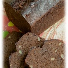 Rich Chocolate Pound Cake Valentine's Day A picture of Rich Chocolate Pound Cake Valentine's Day.