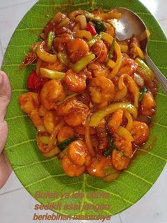 Foto resep Udang saus padang