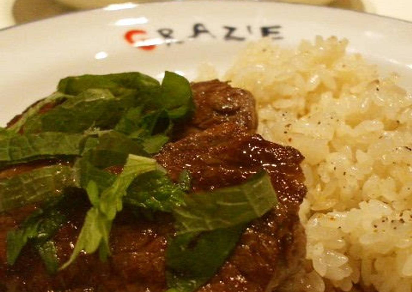 Hatsudai-style Beef Rump Steak with Shiso