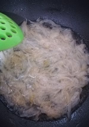 عکسی از دستور پیاز و شیوه ی سرخ کردن من