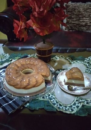 Foto resep Puding Lapis Marie Susu Milo 🍮