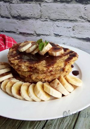 Foto resep Oat Banana Pancake