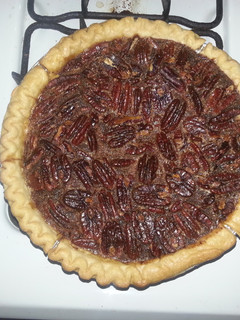 A picture of Cognac Pecan Pie.