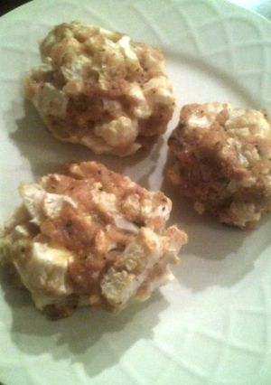 A picture of Cauliflower and Cheese Bites.