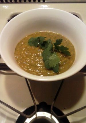 A picture of Brad's roasted salsa verde.