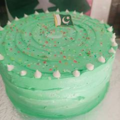 A picture of Independence day cake.