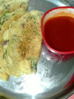 வெஜ் ஆம்லேட் (Veg omelette recipe in tamil) செய்முறை முக்கிய புகைப்படம்