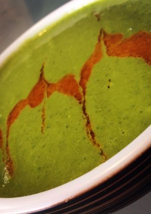 A picture of Green Soup.