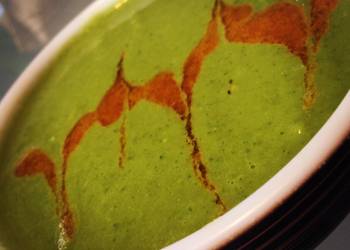Unique Cuisine Green Soup Delicious Nutritious Unique Cuisine Green Soup Delicious Nutritious