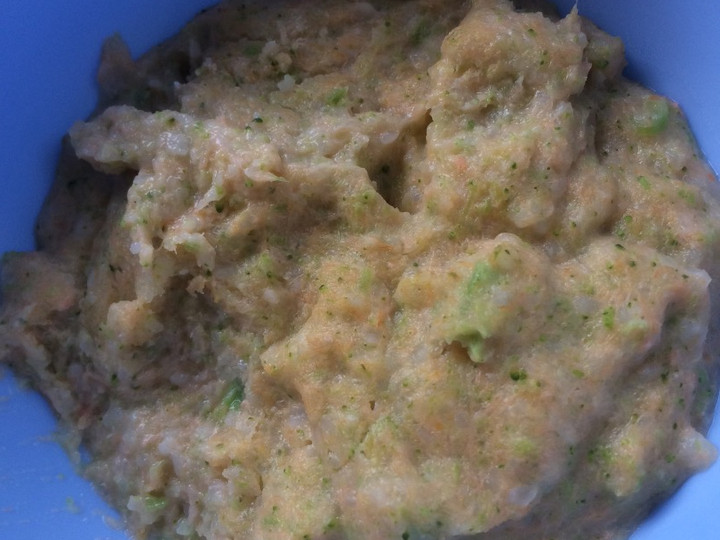 Resep Nasi tim salmon (9m+) Anti Gagal