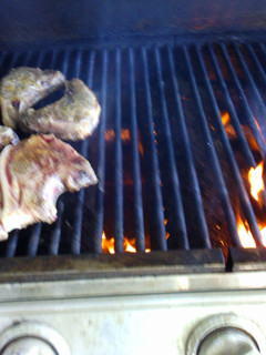 A picture of BBQ Lamb chops.