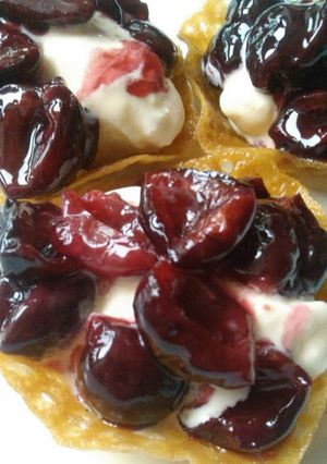 A picture of Vickys Brandied Cherries, Gluten, Dairy, Egg & Soy-Free.