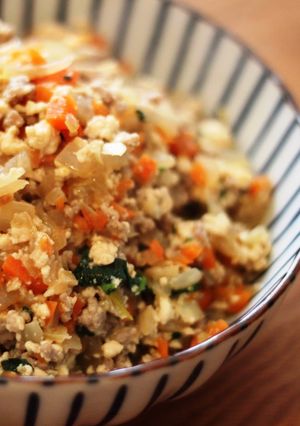 A picture of Easy Scrambled Tofu with Lots of Vegetables!.