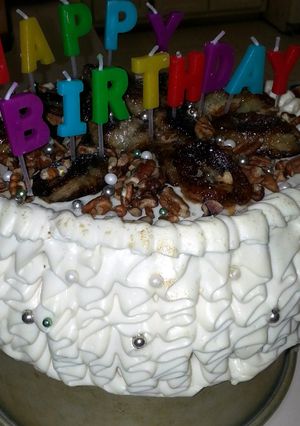 A picture of easy banana cake.