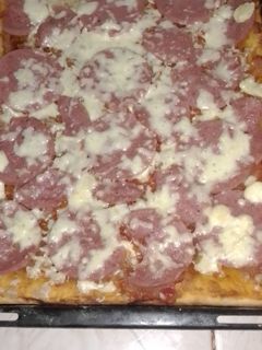 Una foto de Pizza casera