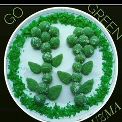 A picture of Coconut laddu.